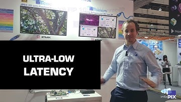 intoPIX TicoXS FIP -  All you need is CAT5E   Video Demo from ISE 2023
