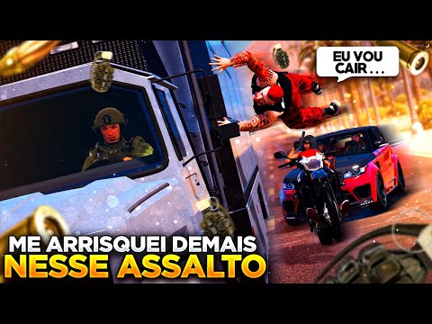 GTA V: VIDA DO CRIME | O ROUBO DA CARGA MILIONÁRIA!! UM ERRO QUE PODE CUSTAR MINHA VIDA!😰| EP#77