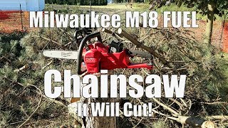 Real World Cutting | Milwaukee M18 FUEL 16" Chainsaw Kit Review 2727-21HD