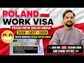 🙋♂️ POLAND 🇵🇱 WORK VISA FROM NEW DELHI INDIA 🇮🇳