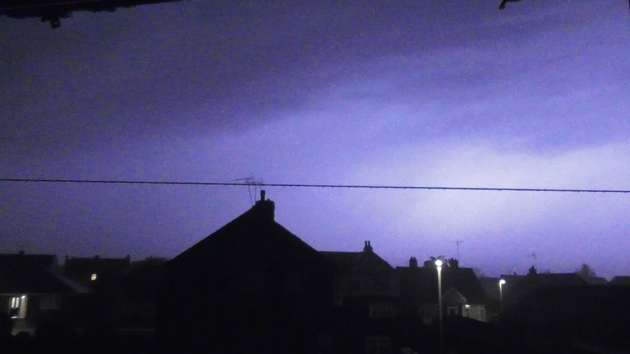 Imported thunderstorms with the loudest thunder I have ever heard - Herne Bay, Kent - 19/08/2023