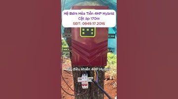 Bơm 4 ngựa hỏa tiễn hybrid dùng năng lượng mặt trời được lắp tại Đăk Nông