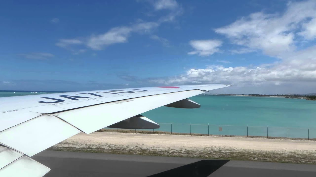 Hawaii 一人旅 ホノルル国際空港　離陸