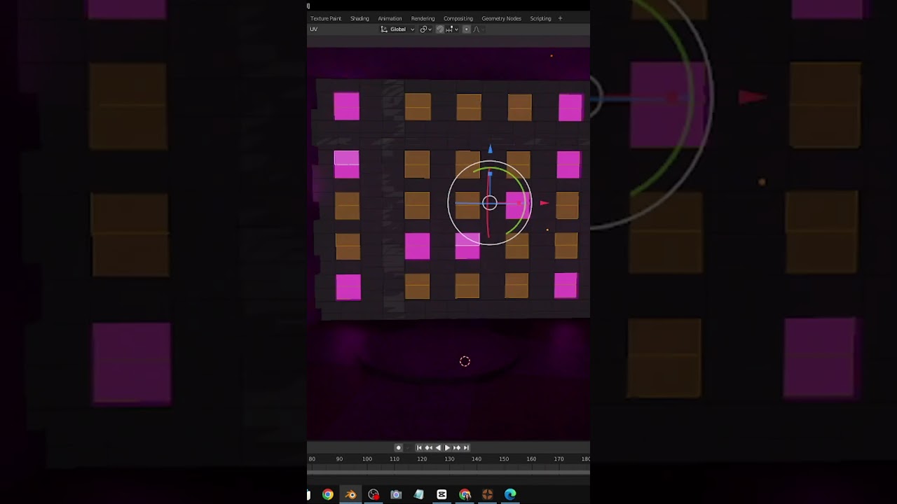 Переделываем уровень 188 в Закулисье в Blender...