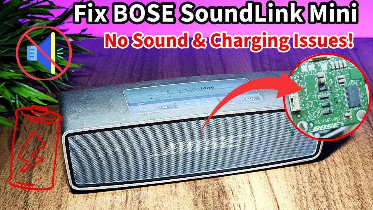 Bose Soundlink Mini Lässt Sich Nicht Ausschalten Fix Bose SoundLink Mini: No Sound & Charging Problems Solved! - YouTube