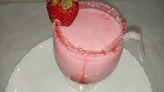 Fresh Strawberry Milkshake Recipe | How To Make Refreshing Summer Drinks by food with zai screenshot 4