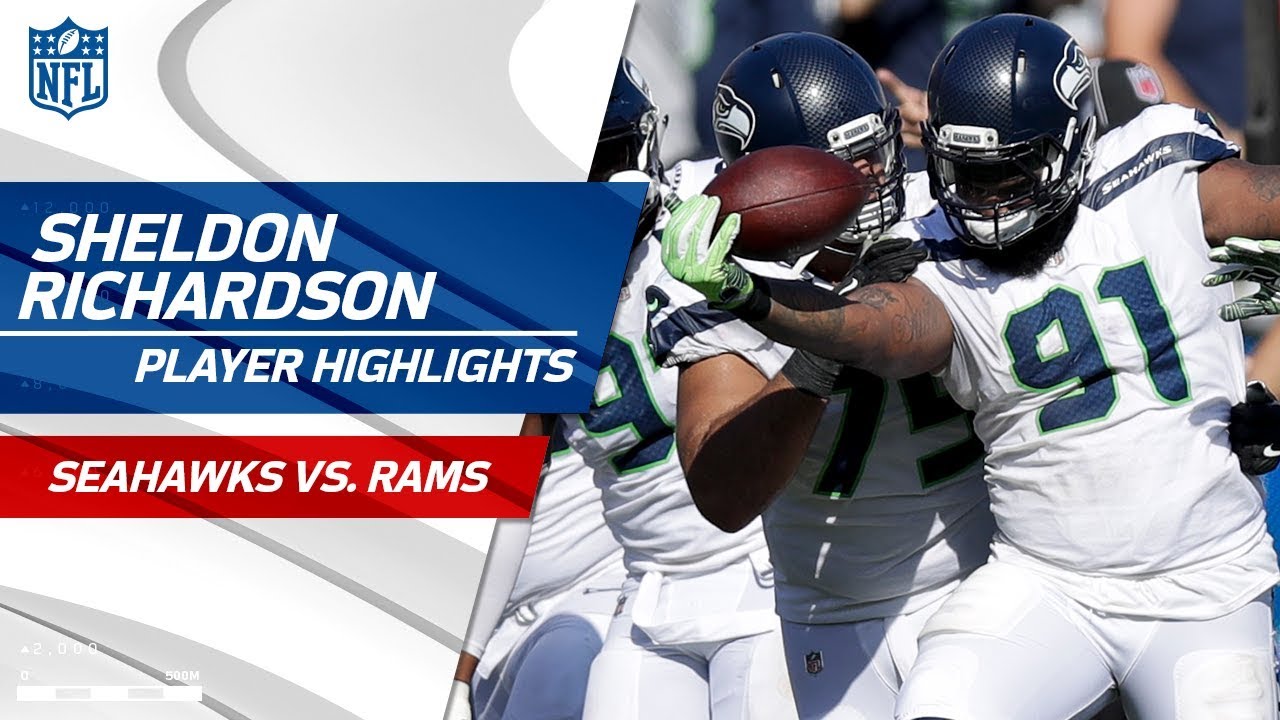 Sheldon Richardson S Tipped Int Fumble Recovery Seahawks Vs