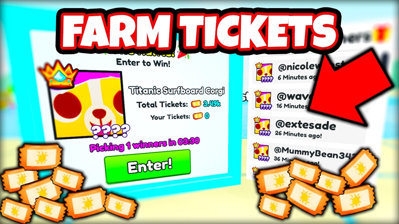 🔥 How To Get A TON Of SUMMER BLOCK PARTY TICKETS | Pet Simulator