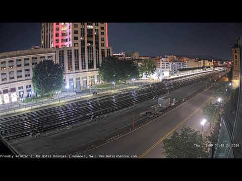 Hotel Roanoke RailCam - Norfolk & Southern Railway — Roanoke, VA live camera thumbnail
