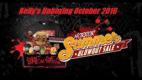 Nerd Block Horror Summer Blowout Unboxing