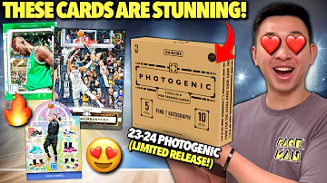 THESE LIMITED RELEASE 🏀 CARDS ARE BREATHTAKING (BOOM)! 😮🔥 2023-24 Panini PhotoGenic Hobby Box Review