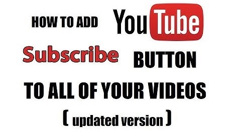 How to add subscribe button on YouTube videos in android phone