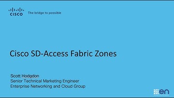 Cisco SD-Access Fabric Zones