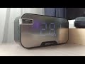 Mrstereo g10 portable led alarm clock bluetooth speaker
