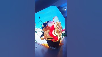 Looking for stunning LED display? L-shaped curved screen nail it!#yuchip #curvedscreen #3dbillboard