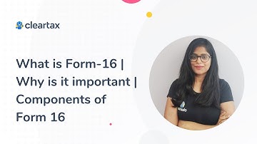 What is Form-16 | Part A & B | How To Generate & Download Form 16 | Components of Form 16