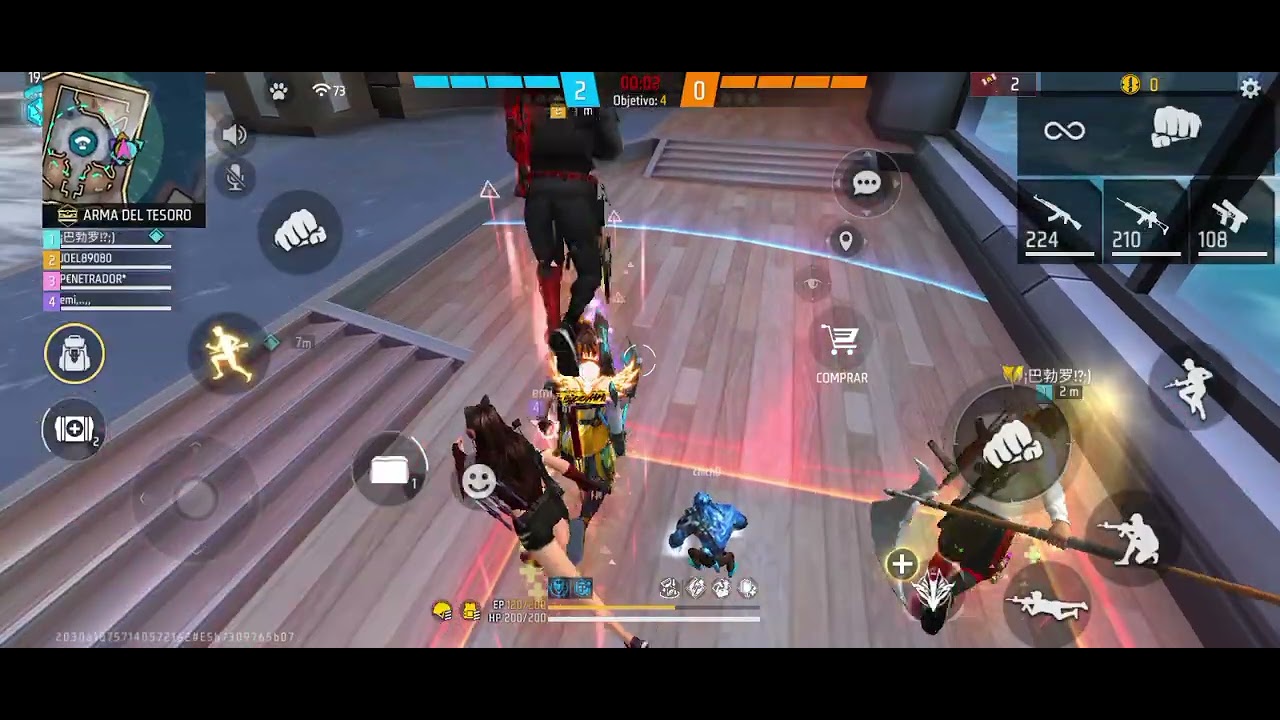 MI PRIMER VIDEO de FREE FIRE una partida xd