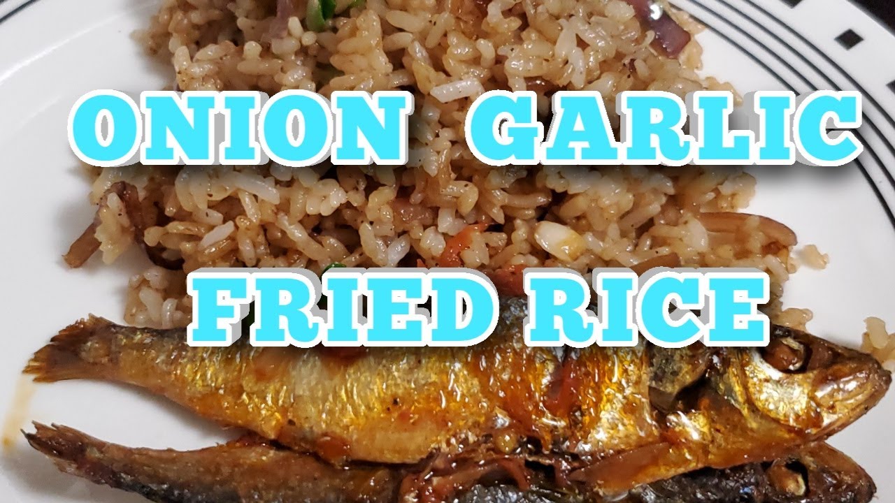 How to make Onion garlic fried rice with hoisin sauce?sweet crispy
