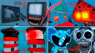 EVERYTHING TURNED INTO MONSTERS | TV EATER, HOUSE HEAD, LIGHTHOUSE MONSTER, SCARY MOON, ZOONOMALY by relyte 40,394 views 4 weeks ago 10 minutes, 41 seconds