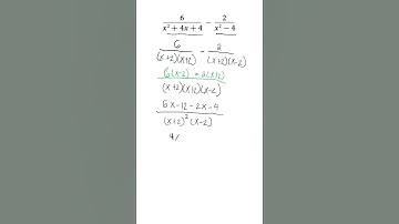 Subtracting Rational Expressions with different Denominators