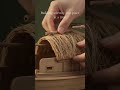 Handcrafted Chinese Fishing Boat Model — A-8 River Junk with Straw Cabin #decor #handcrafted
