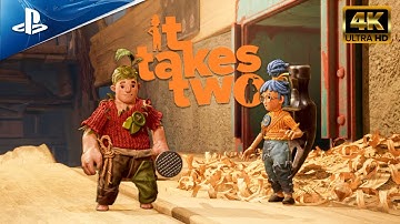 It Takes Two (PS5) | The Shed | Gameplay Walkthrough Part 1 [4K 60FPS]