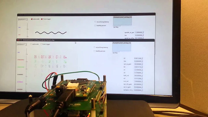 Motoneuron raster in FPGA