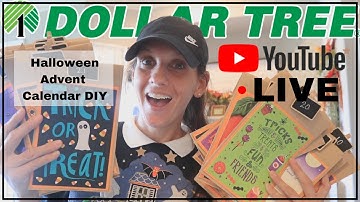 DOLLAR TREE DIY | Easy and Cute 31 Days of Halloween Advent Calendar *YOUTUBE LIVE*