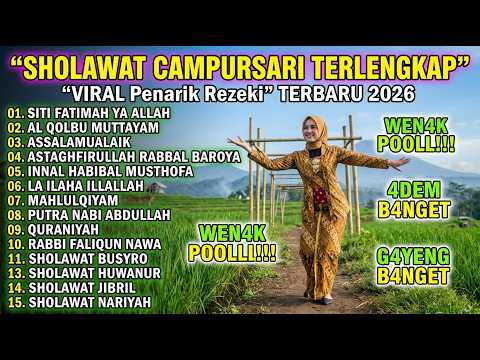 SHOLAWAT SITI FATIMAH YA ALLAH 🌙 CAMPURSARI MERDU PALING ADEM DI HATI 2026