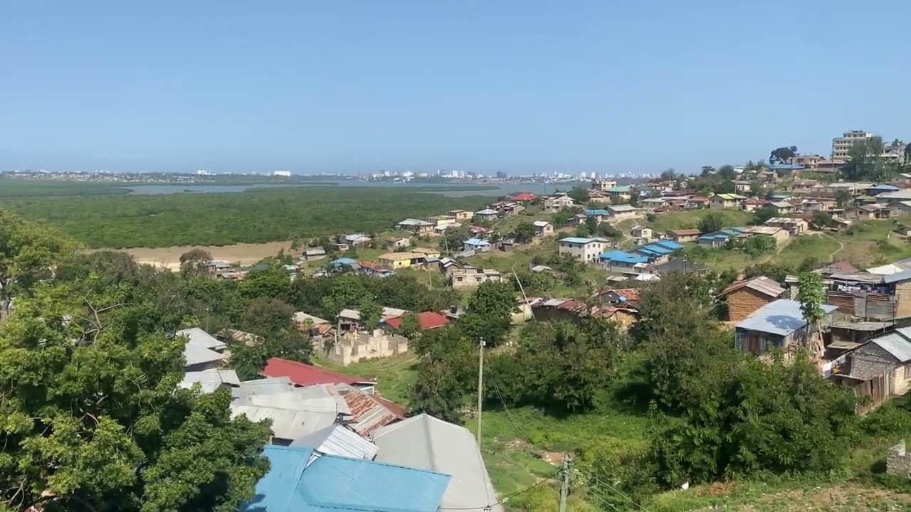 🌅 Stunning View from the Hills of Mikindani, Kenya | Indian Ocean & Coastal Scenery