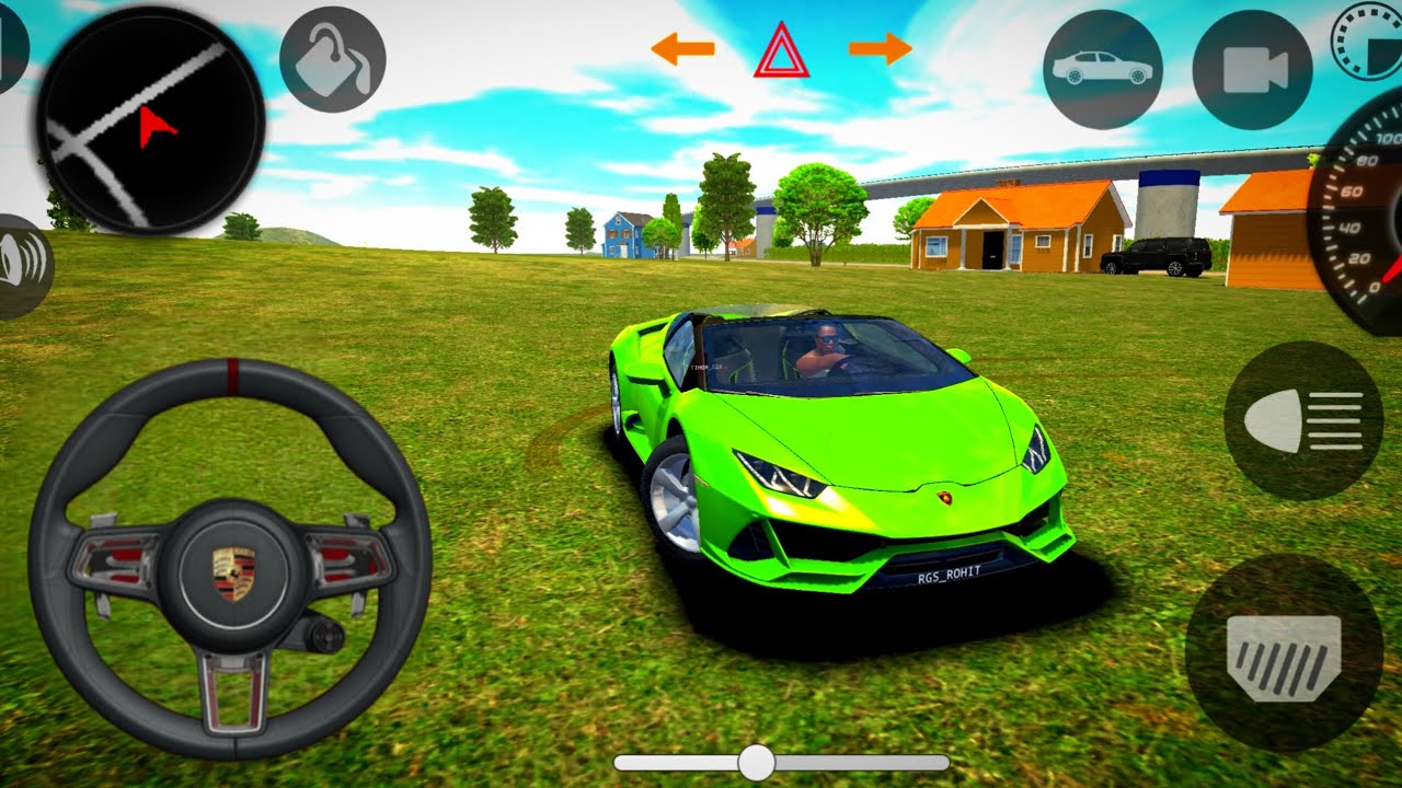 NEW UPDATE ! FERRARI CAR 🚗 DRIVE VILLAGE IN Indian cars simulator 3d Gameplay nice 🤩 ferrari car
