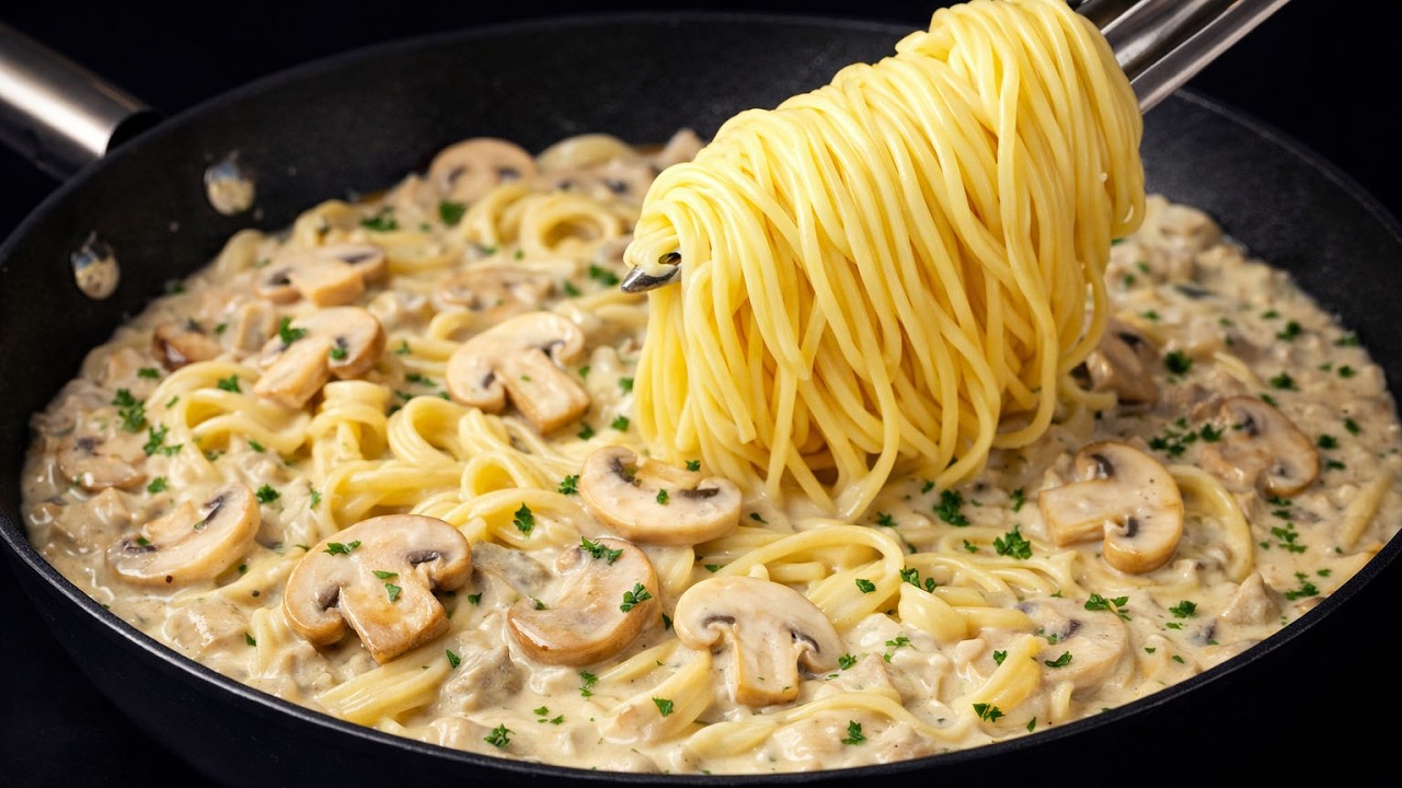 So leckere Pasta habe ich noch nie gegessen! Ein einfaches Abendessen in 10 Minuten!