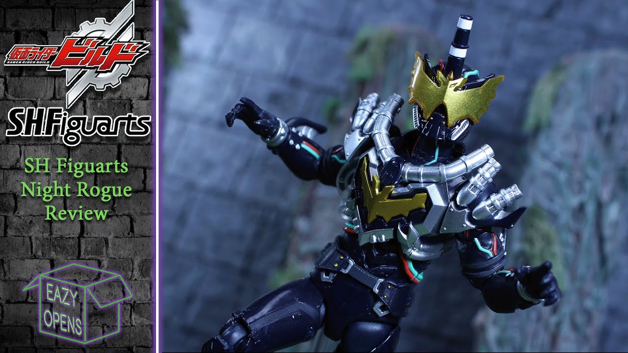 SH Figuarts Night Rogue Kamen Rider Build Action Figure Review - YouTube