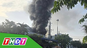 TP.HCM: Cháy tại trung tâm tiệc cưới, giao thông ùn tắc nghiêm trọng | THDT