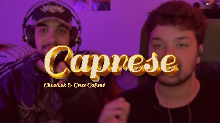 UN CAPRICHITO A LA SEMANA 😏🌹| Choclock Ft. Cruz Cafuné - Caprese (Videoclip Oficial) | Reaccion