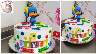 Pastel De Pocoyo , Torta Decorada De Pocoyo Pocoyo Cake