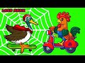 Ayam Berkokok - Laba Laba Kecil - Potong Bebek Angsa | Animasi Hewan Lucu | Lagu Anak | Kancaku