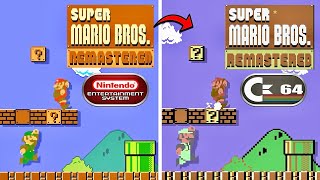 What if Super Mario Bros. Remastered was in C64 Style?!