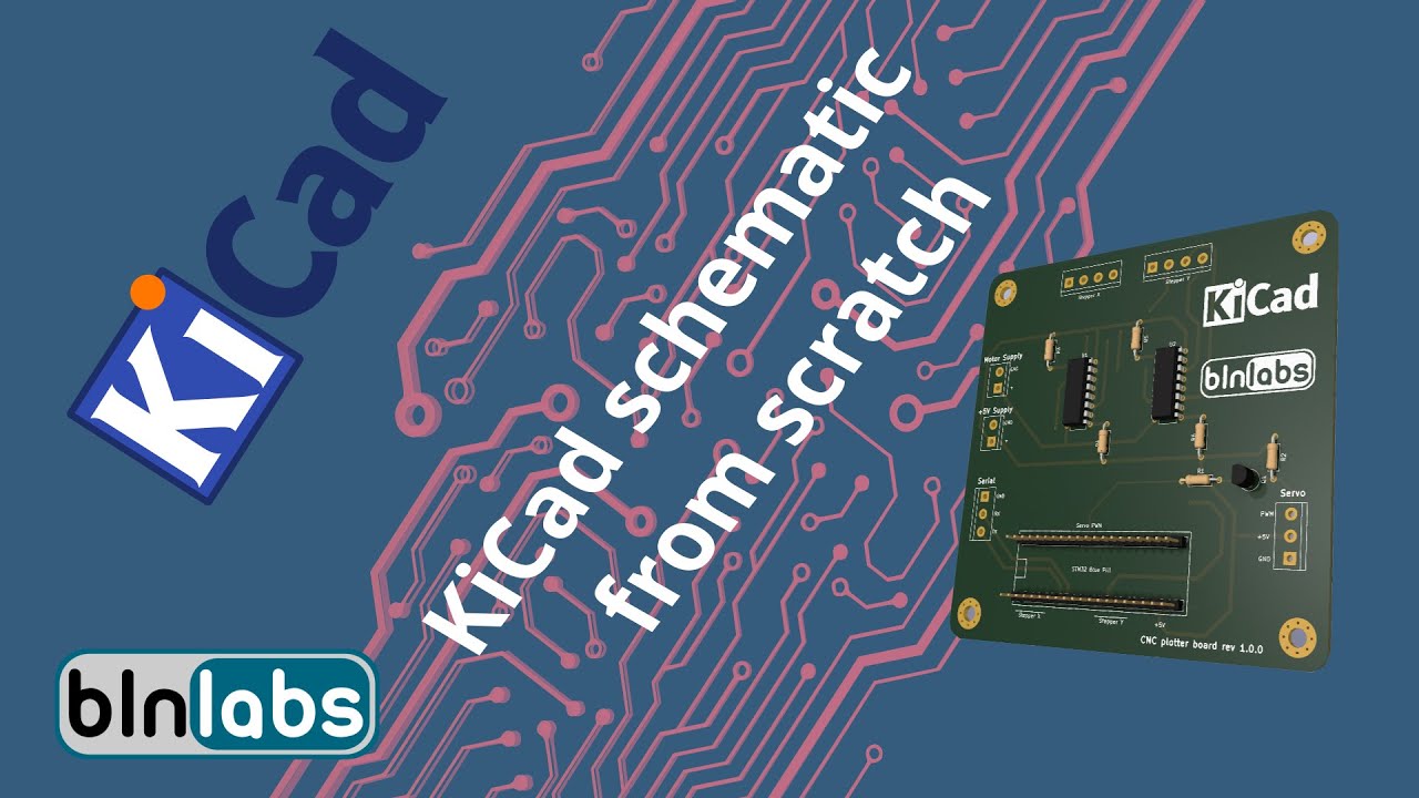 Design CNC plotter PCB Board with KiCad - YouTube