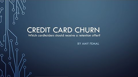 Credit Card Churn