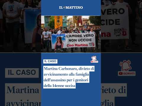 Video Martina Carbonaro, divieto di avvicinamento alla famiglia dell'assassino per i genitori della 14enne