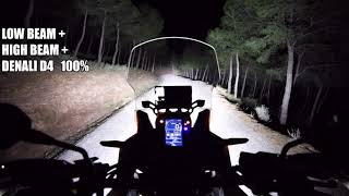 Denali D4 2.0 TEST on AFRICA TWIN