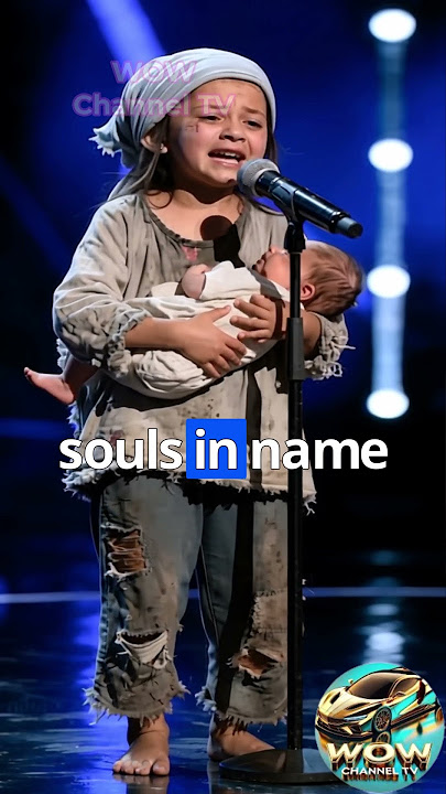 A Syrian orphan lives with her baby sister, and she sings like an angel #talent #agt #sad