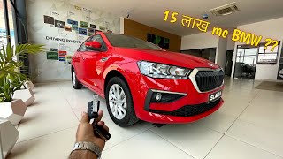 15 lakh मे 50 lakh के मजे😍 New 2023 Skoda Slavia Ambition 1.0 TSI ❤️ BS6 2.0✅ Full Detailed Review