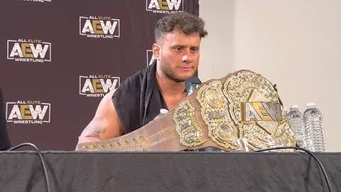 MJF on His Match Not Going on Last at AEW Double or Nothing