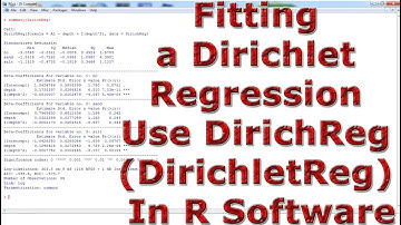 Fitting a Dirichlet Regression Use DirichReg (DirichletReg) With (In) R Software