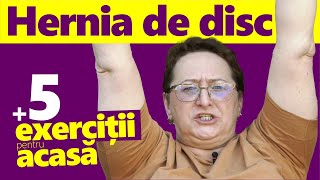 Te Chinuie HERNIA de DISC? 8 SFATURI + 5 exercitii de facut acasa