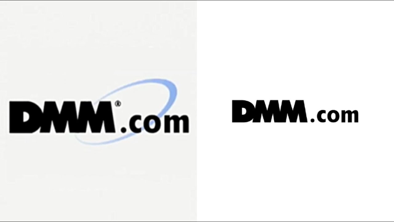 DMM.com logos evolution since 2006
