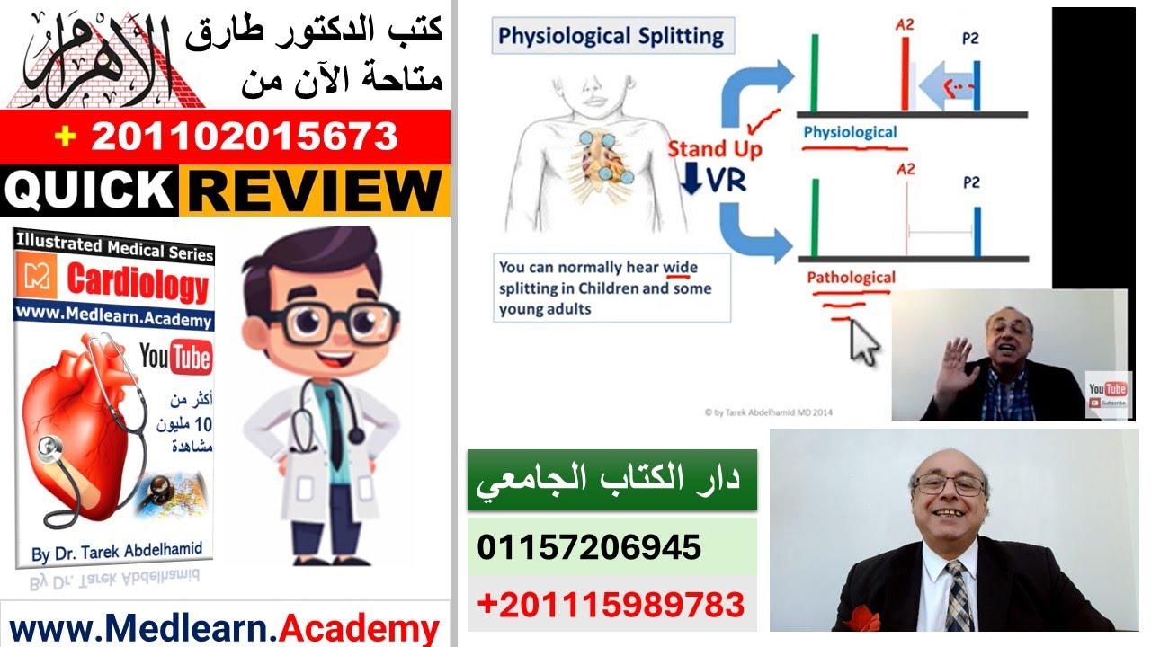 Splitting of the Second Heart Sound [S2] (Quick Review) 