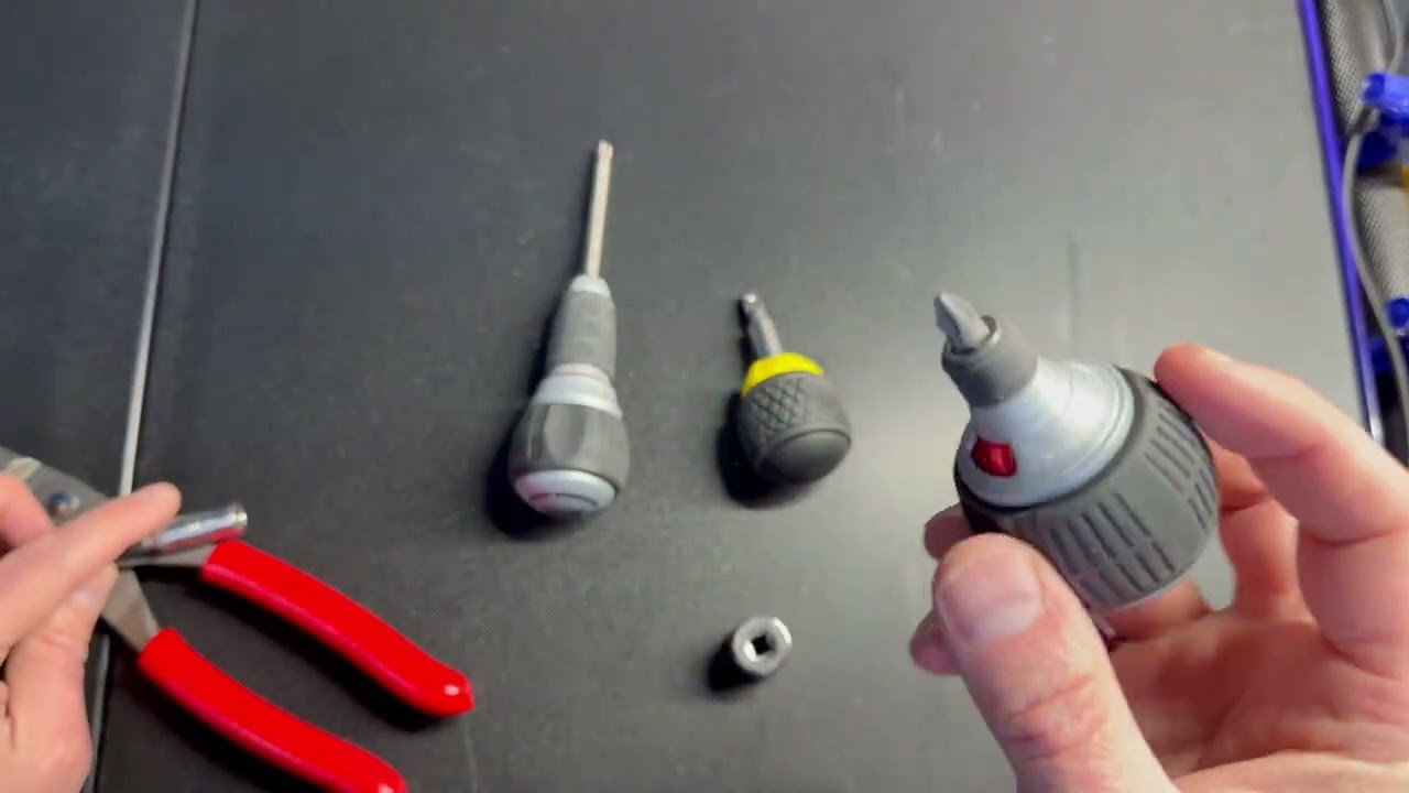 Japanese ratcheting screw drivers | Anex 307, 397 and Vessel - YouTube